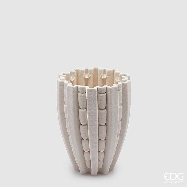Vaso 3D Svasato ceramica-porcellana EDG Enzo De Gasperi