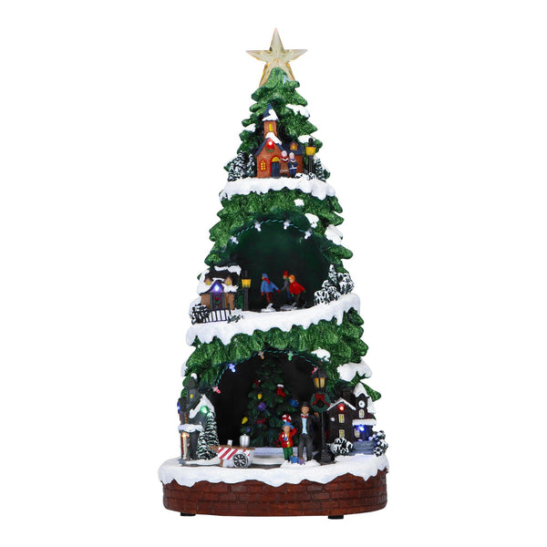 Carillon Led Albero di Natale Animato Natale 2023 Timstor