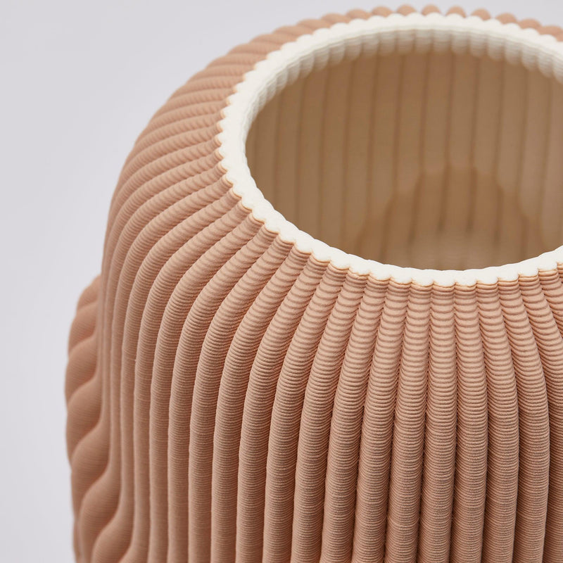 Vaso 3D Sinuoso ceramica-porcellana EDG Enzo De Gasperi