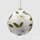 Enzo De Gasperi Palla Fiore in Vetro Natale 2025