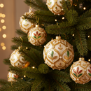 Enzo De Gasperi Palla Fiori in Vetro Natale 2025