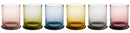 Set Bicchieri 6 pz. Timbro Vetro Multicolor Galbiati