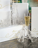 Set 4 Flute + Secchiello Champagne trasparente Baroque&Rock Baci Milano