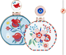Bottiglia tonda in Porcellana con decori e Set bastoncini Mamma Mia Baci Milano