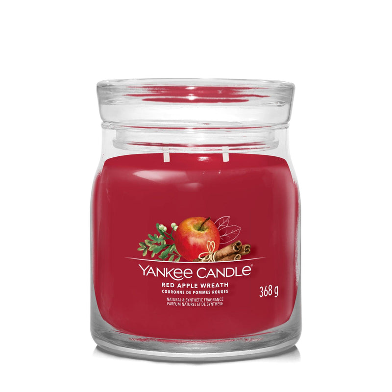 Candela Profumata Red Apple Wreath Yankee Candle