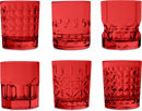 Set 6 pz. Bicchieri a Rilievo - Tumbler Crystal Touch Baci Milano