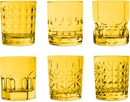 Set 6 pz. Bicchieri a Rilievo - Tumbler Crystal Touch Baci Milano