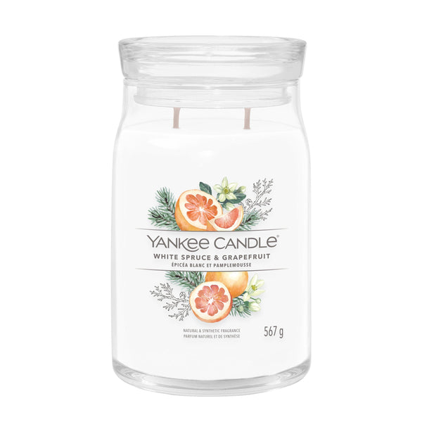 Candela Profumata White Spruce & Grapefruit Yankee Candle
