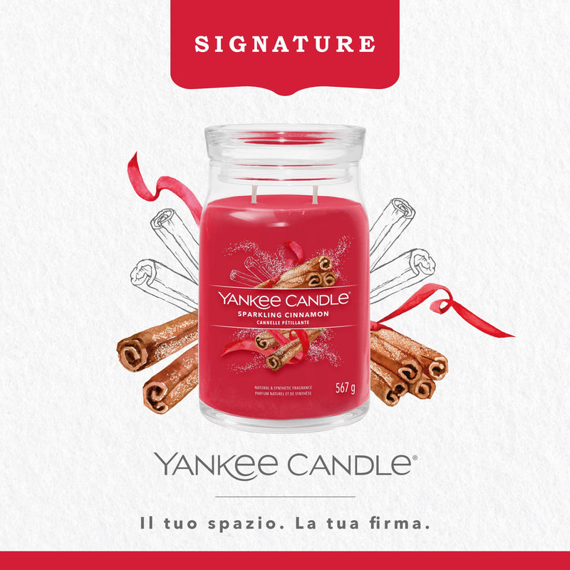 Candela Profumata Sparkling Cinnamon Yankee Candle