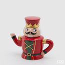 EDG Enzo De Gasperi | Teiera Natalizia in ceramica con decoro