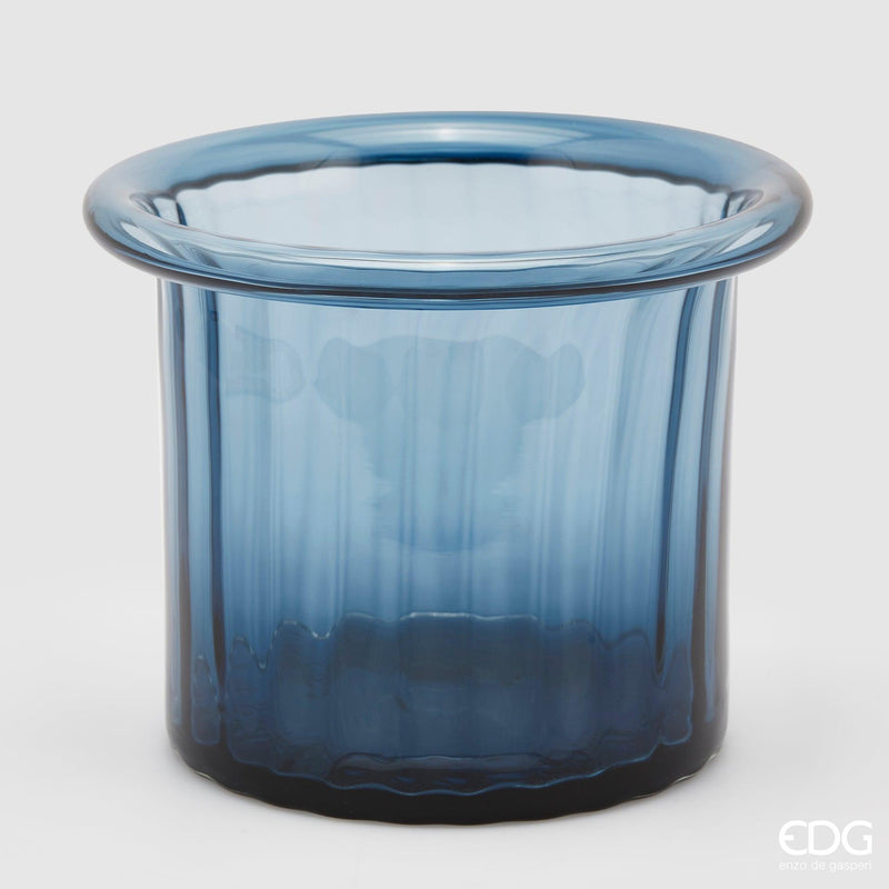 Vaso vetro Pillar con bordo arrotondato By EDG Enzo De Gasperi