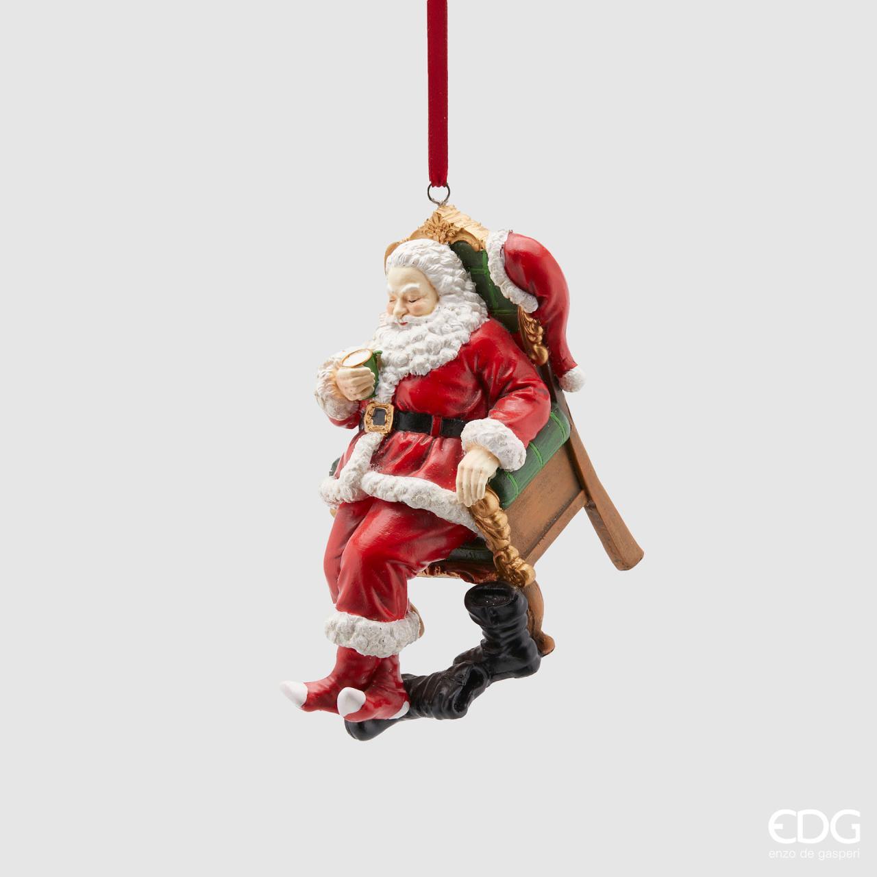 Figurine De Noël EDG Enzo De Gasperi - Babbo Uomoneve - Hauteur 14,5 Cm - Neuve