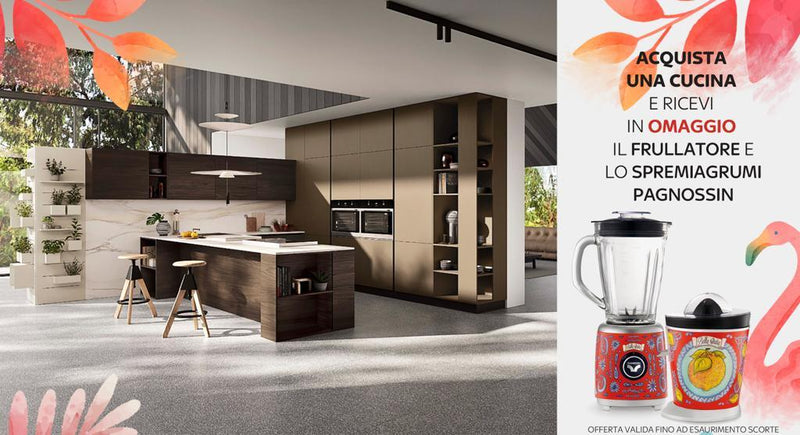 Promo cucina Estate 2023 ricevi in omaggio uno spremiagrumi ed un frullatore della Pagnossin  