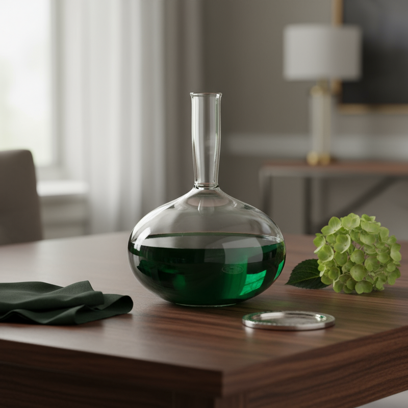 EDG Enzo De Gasperi | Ampolla contenitore in vetro trasparente