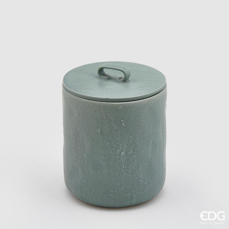 Contenitore a barattolo Feng cilindro in ceramica EDG Enzo De Gasperi