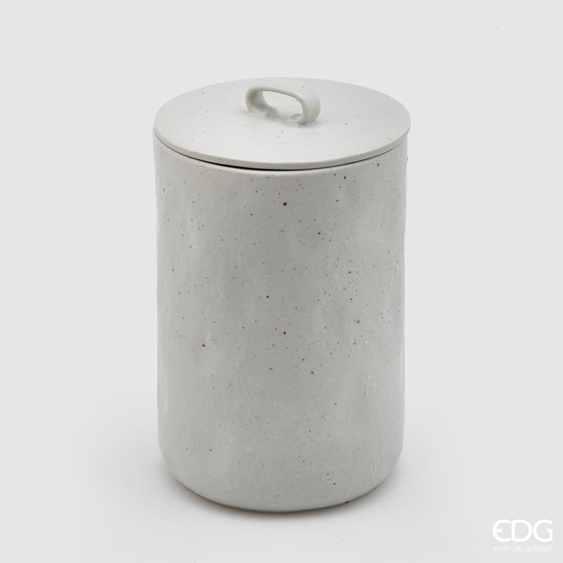 Contenitore a barattolo Feng cilindro in ceramica EDG Enzo De Gasperi