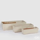 Vaso Glaze Fioriera Rettangolare ceramica Waterproof EDG Enzo De Gasperi