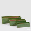 Vaso Glaze Fioriera Rettangolare ceramica Waterproof EDG Enzo De Gasperi