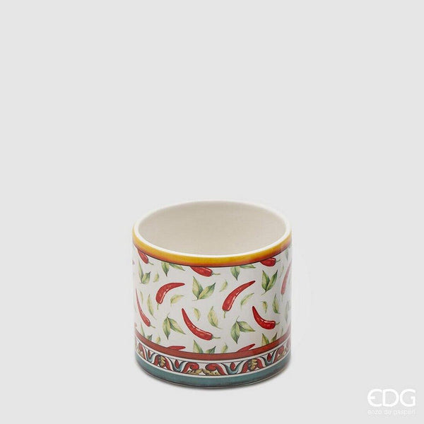 Vaso ceramica con decoro Sicily EDG Enzo De Gasperi