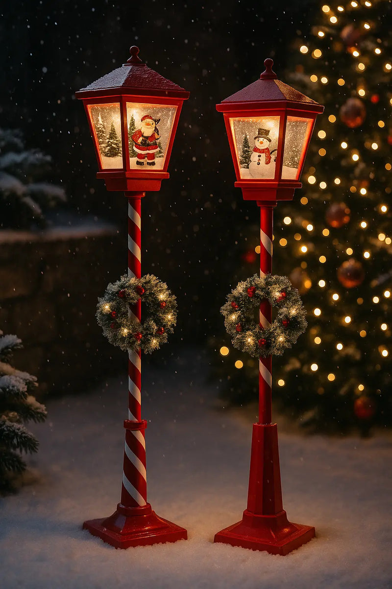 Timstor Carillon Led Lanterna h.180 cm. con Neve 🎅 🎄 Natale 2025