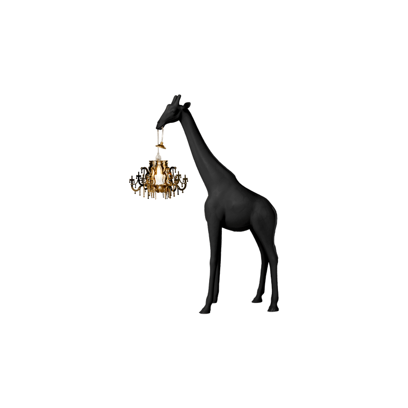 Lampada polietilene Giraffa In Love XS Bianco QEEBOO