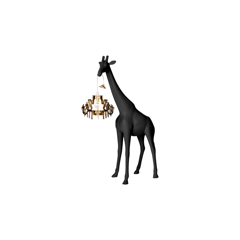 Lampada polietilene Giraffa In Love XS Bianco QEEBOO