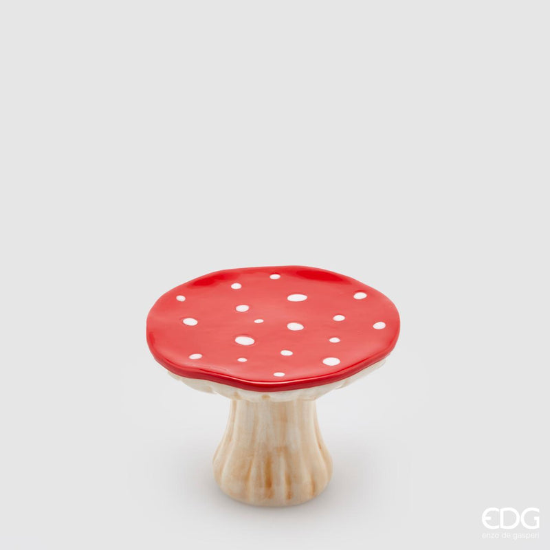 Alzata ceramica Fungo Natale 2023 EDG Enzo De Gasperi