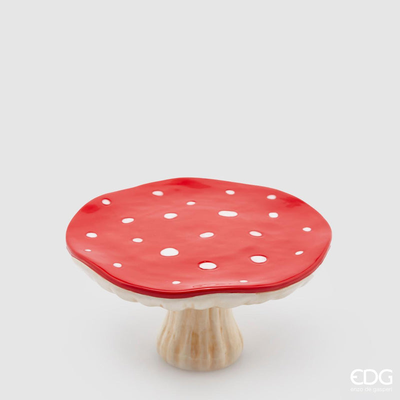 Alzata ceramica Fungo Natale 2023 EDG Enzo De Gasperi