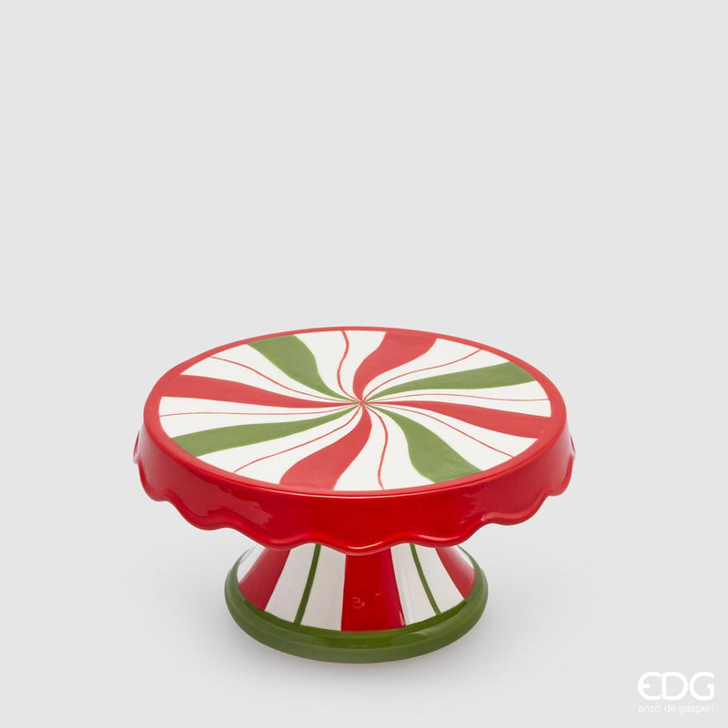 Alzata Candy ceramica Natale 2023 EDG Enzo De Gasperi