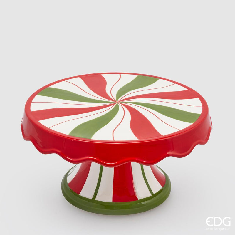 Alzata Candy ceramica Natale 2023 EDG Enzo De Gasperi