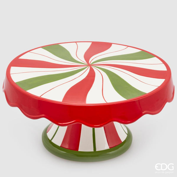 Alzata Candy ceramica Natale 2023 EDG Enzo De Gasperi
