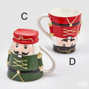 Enzo De Gasperi Tazza in Ceramica Natalizia Natale 🎄 2025