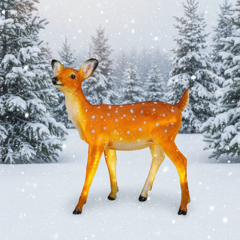 Timstor | Cervo Natalizio da esterno piccolo 62x29x71