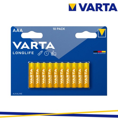 Varta - Set  10 pz. Batterie Stilo e Ministilo Long Life
