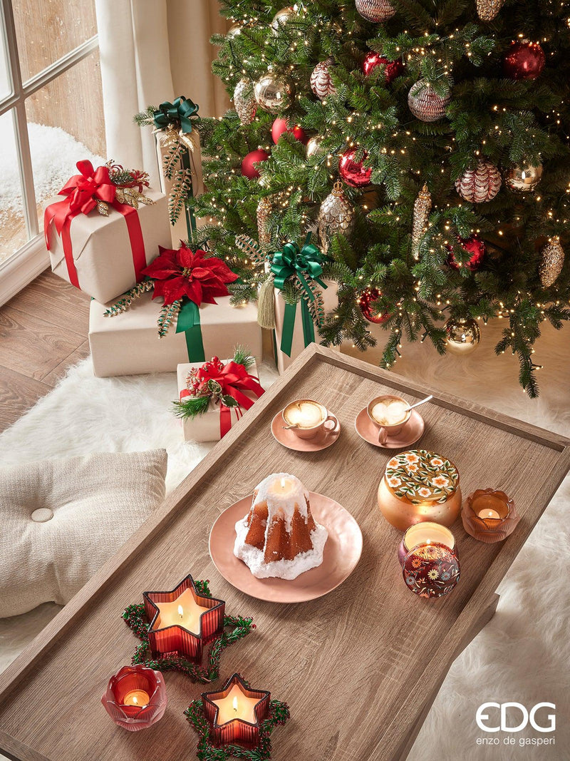 EDG Enzo De Gasperi | Candela a Stella Profumata in vetro Natale 2025