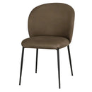 Capodarte | Sedia Meggie in metallo con seduta imbottita in tessuto