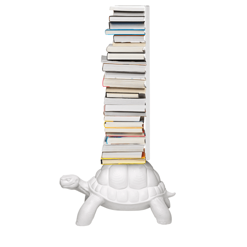 Libreria in polietilene Turtle Carry bianca QEEBOO