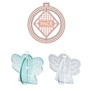 Vesta Kit 3 Decorazioni Natalizie in cristallo acrilico