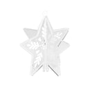 Vesta Kit 3 Decorazioni Natalizie in cristallo acrilico