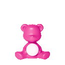 Lampada in polietilene da Tavolo ricaricabile Teddy Girl QEEBOO