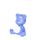 Lampada in polietilene da Tavolo ricaricabile Teddy Girl QEEBOO