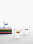 Ichendorf Milano Porta Tealight Iris in vetro Borosilicato