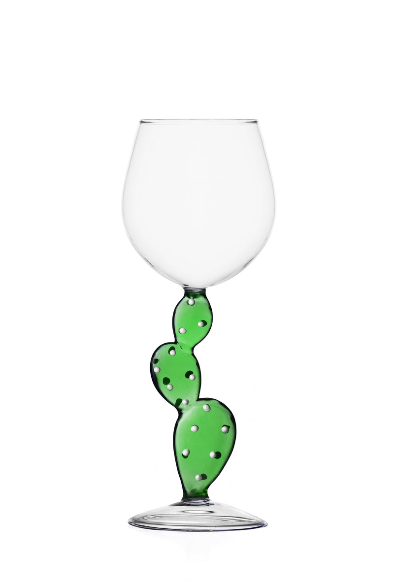 Ichendorf Milano Calice in vetro Borosilicato con Cactus Desert Plant