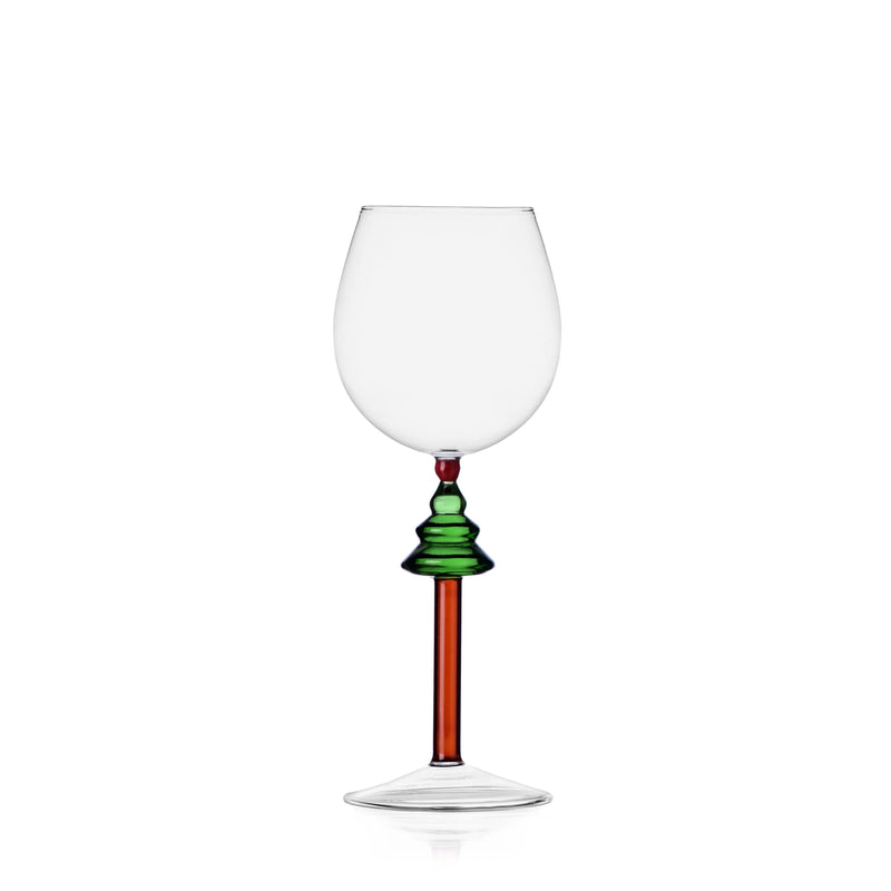 Ichendorf Set 6 Pz. 🍷 Calice in vetro Albero dei Desideri  Natale 2024 🎅 Woodland Tales fatto a Mano
