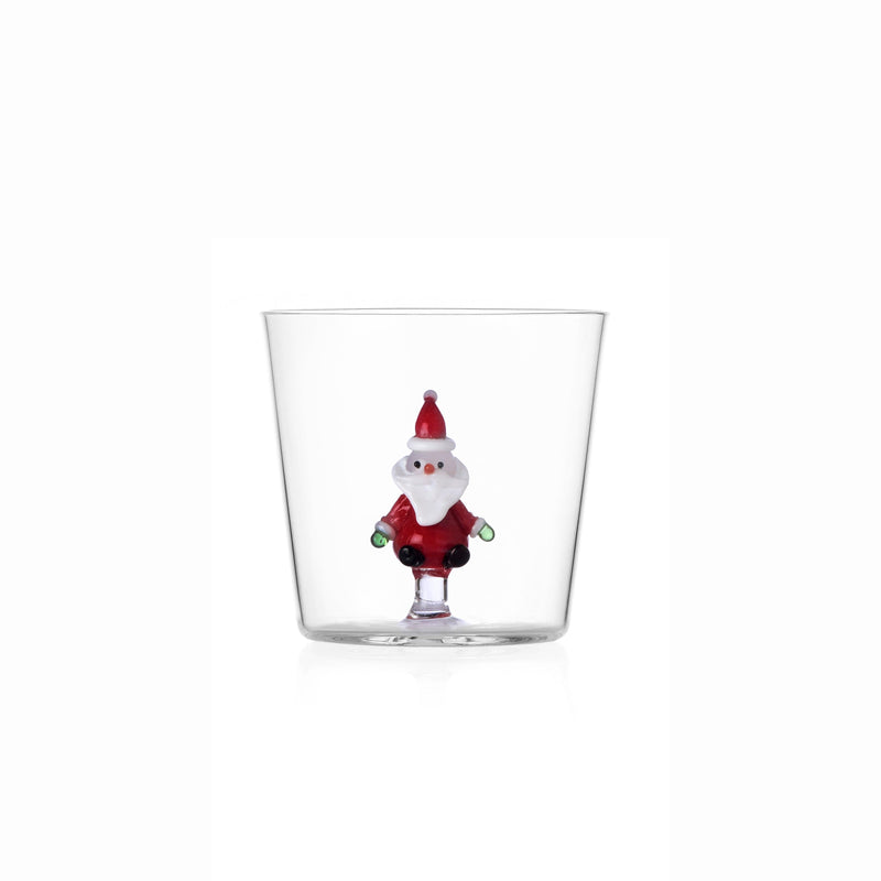 Ichendorf Bicchiere vetro con decoro Christmas Tales 🎄 Natale 2024 fatto a mano