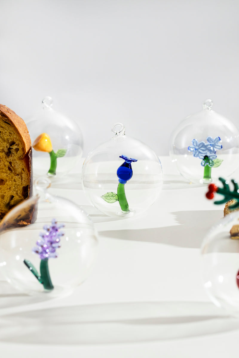 Ichendorf Milano | Palla con melograno in vetro borosilicato Natale 2025 "Botanica"