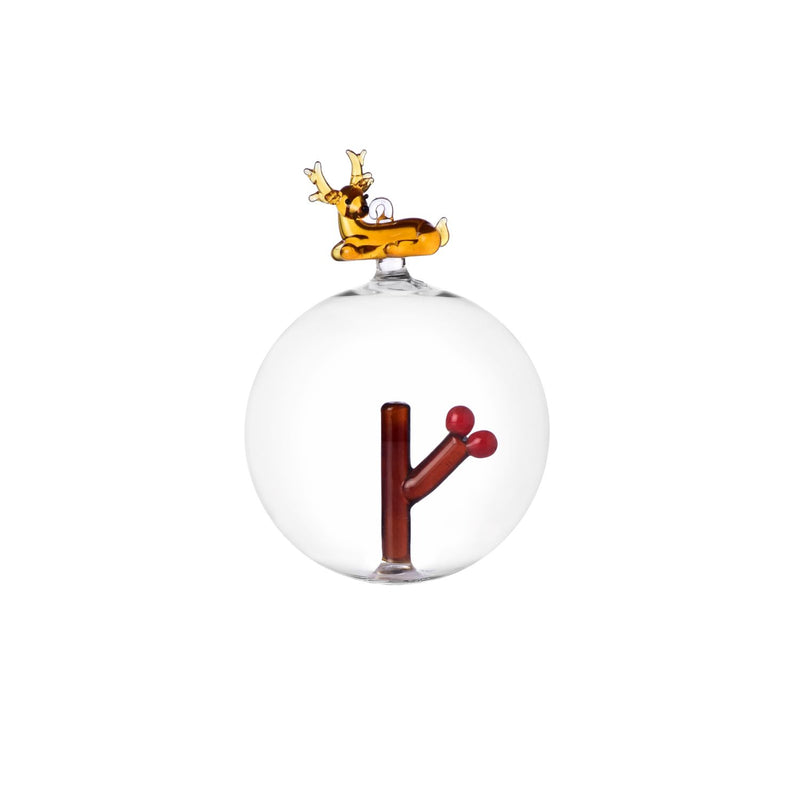 Ichendorf Milano | Palla in vetro borosilicato Natale 2025 "Christmas Tales"