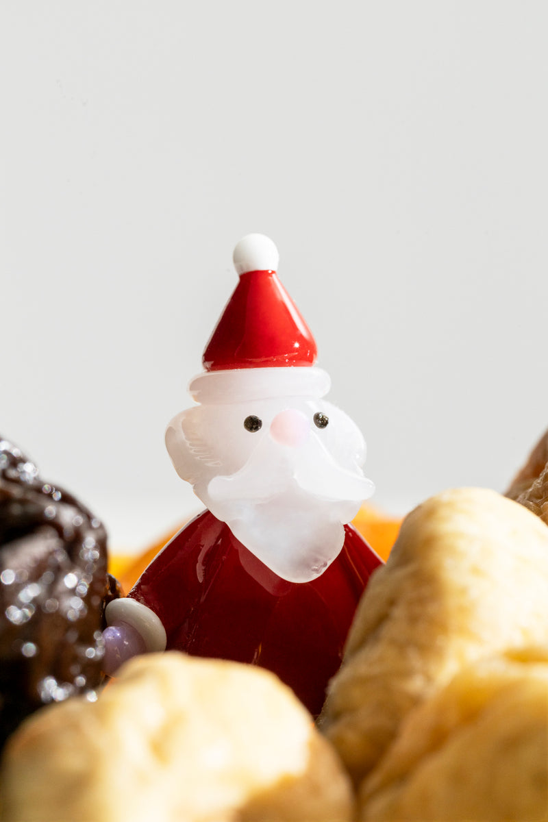 Ichendorf Milano | Piattino con Babbo Natale in vetro Natale 2025 "Christmas Tales"