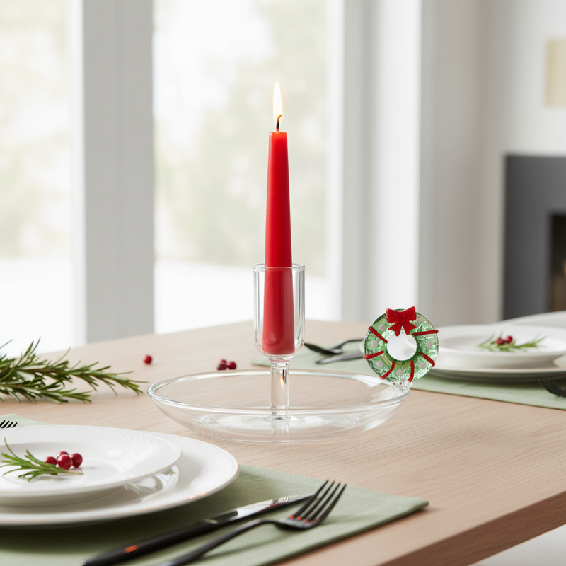 Ichendorf Milano | Candeliere Natalizio in vetro borosilicato Natale 2025 "Christmas Tales"