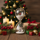 Ichendorf Milano | Clessidra con decoro in vetro Natale
